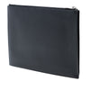 Saint Laurent Grained Leather Zip Clutch Secondhand