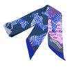 Hermès Les Zebres Silk Twilly Scarf Secondhand