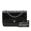 Chanel CC Quilted Crinkled Patent Wallet On Chain Secondhand