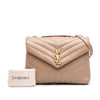 Saint Laurent Medium Matelasse Calfskin Monogram LouLou Shoulder Bag Secondhand