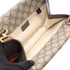 Gucci Small GG Supreme Web Neo Vintage Double Flap Messenger Bag Secondhand