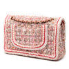 Chanel Medium Classic Quilted Tweed Braided Double Flap Secondhand