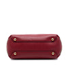 Burberry Small Grainy Calfskin and House Check Banner Satchel Secondhand