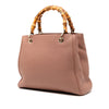 Gucci Small Calfskin Bamboo Shopper Satchel Secondhand