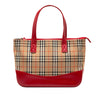 Burberry Haymarket Check Canvas Tote Secondhand