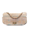 Chanel Tweed Chocolate Bar Mademoiselle Turnlock Satchel Secondhand