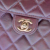 Chanel CC Quilted Iridescent Lambskin Phone Holder with Chain Secondhand