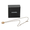 Chanel Brass and Mother of Pearl Camellia Pendant Necklace Secondhand