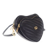 Gucci Mini Matelasse Diagonal Calfskin Interlocking G Heart Crossbody Secondhand
