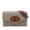 Gucci Small GG Supreme Horsebit 1955 Satchel Secondhand
