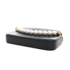 Chanel CC Quilted Goatskin Chic Pearls Double Zip Clutch With Chain Secondhand