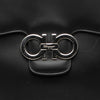 Ferragamo Leather Double Gancini Shoulder Bag Secondhand