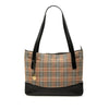 Burberry Haymarket Check Canvas Tote Secondhand