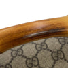 Gucci GG Supreme Bamboo Padlock Satchel Secondhand