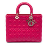 Secondhand Dior Large Lambskin Cannage Lady Dior