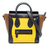 Celine Nano Tricolor Leather Luggage Tote Secondhand