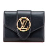 Louis Vuitton Smooth Calfskin LV Pont 9 Compact Wallet Secondhand