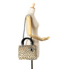 Secondhand Dior Medium Canvas Cannage Leopard Print Lady Dior