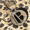 Secondhand Dior Medium Canvas Cannage Leopard Print Lady Dior