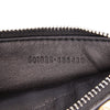 Alexander McQueen Metallic Leather Skull Charm Zip Card Holder Secondhand