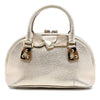Burberry Small Grained Calfskin Bloomsbury Top Handle Bag Secondhand
