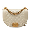 Chanel Small Quilted Caviar Boy Messenger Bag Secondhand