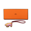 Hermès Milo Lambskin Geegee Camail Bag Charm Secondhand