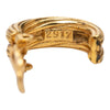 Chanel CC Gold Plated Clip On Earrings Secondhand