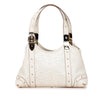 Gucci Horsebit Embossed Leather Shoulder Bag Secondhand