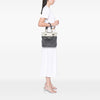Chanel Small Bicolor Quilted Coated Canvas Paris Biarritz Tote Secondhand
