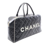 Chanel Quilted Calfskin Logo Bowler Weekend Bag Secondhand