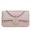 Chanel Medium Classic Chevron Iridescent Caviar Double Flap Secondhand