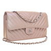 Chanel Medium Classic Chevron Iridescent Caviar Double Flap Secondhand