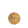 Chanel Gold Plated CC Medallion Brooch Secondhand