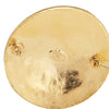 Chanel Gold Plated CC Medallion Brooch Secondhand