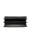 Saint Laurent Medium Croc Embossed Leather Monogram Sunset Crossbody Secondhand