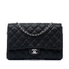 Chanel CC Quilted Caviar Flap Clutch with Chain Secondhand