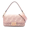 Secondhand Fendi Zucca Embroidered Canvas Baguette Satchel