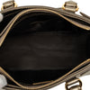 Ferragamo Metallic Leather Gancini Batik Satchel Secondhand