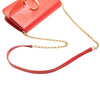 Ferragamo Small Calfskin and Suede C Clutch With Chain Secondhand