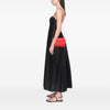 Secondhand Ferragamo Small Calfskin and Suede C Clutch With Chain
