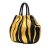 Prada Bicolor Nappa Waves Satchel Secondhand
