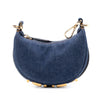 Fendi Nano Denim Fendigraphy Hobo Secondhand