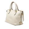 Prada Small Embossed Glace Calf Logo Convertible Satchel Secondhand