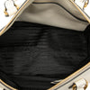 Prada Small Embossed Glace Calf Logo Convertible Satchel Secondhand