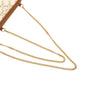 Celine Triomphe Coated Canvas Clutch On Chain Secondhand