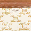 Celine Triomphe Coated Canvas Clutch On Chain Secondhand