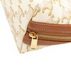 Celine Triomphe Coated Canvas Clutch On Chain Secondhand