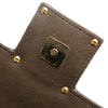 Secondhand Fendi Leather Crystal Fab Crossbody