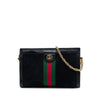 Gucci Small Suede Web Ophidia Chain Crossbody Secondhand